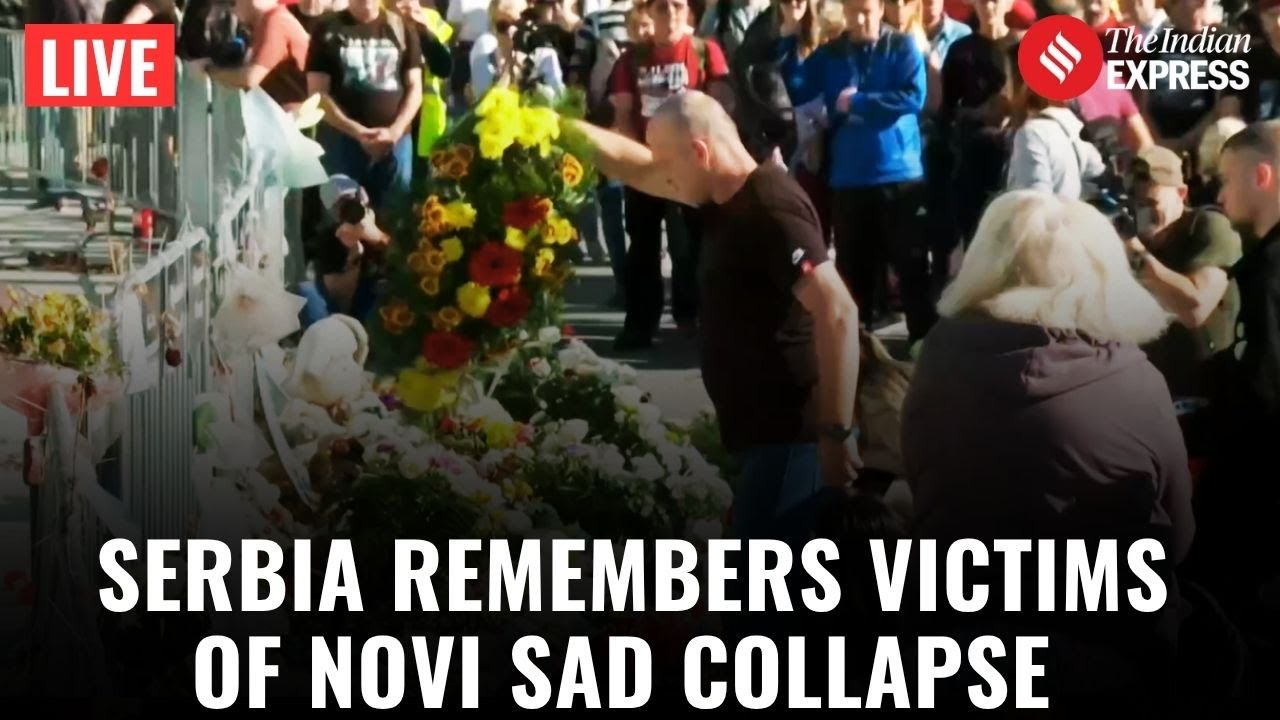 Serbia Protest LIVE: Serbia Marks One Year Since Novi Sad Station Collapse That Killed 16