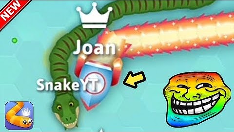The Biggest Rocket Boy Snake Died Like A Noob In Snake.Io! Epic Snakeio Gameplay