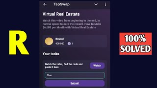Virtual Real Eastate | Tapswap Code | How To Make $6,688 per Month with Virtual Real Eastate screenshot 3