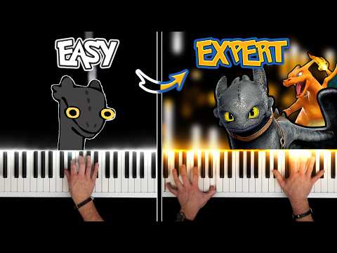 Toothless Dance | EASY to EXPERT but...