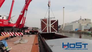 Special transport of HoSt's 67 tons heavy wood fired CHP boiler Guide