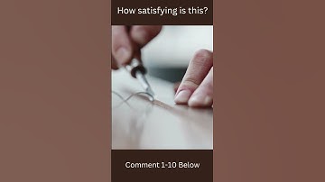 How amazing is this detailed woodworking leather chisel? #shorts