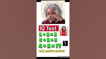 IQ Test🤔 ।। IQ Test questions ।। can you solve it ?? 😱😱#shorts #youtubeshorts #maths