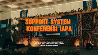 After Movie Support System konferensi IAPA (Indonesian Association For Public Administration)
