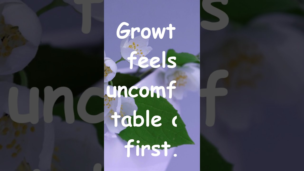 Growth Feels Uncomfortable at First 💪