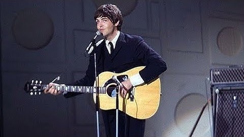 Yesterday  - Paul McCartney (comparison 1965--2012) The Beatles