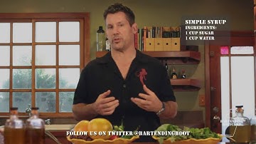 How to make Simple Syrup - Drink recipes from Bartending Bootcamp