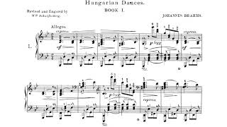 Johannes Brahms - 21 Hungarian Dances (Piano) in G Minor, WoO 1/1. Allegro molto