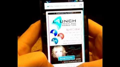 Interactive Business Cards you can Text -bizecards