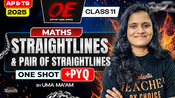 Pair of Straight lines Class 11 Maths ONE SHOT [Concepts + PYQs] AP TS EAPCET 2025