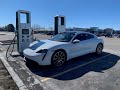 Battery Electric Vehicle Winter Road Trip Test in a 2020 Porsche Taycan 4S