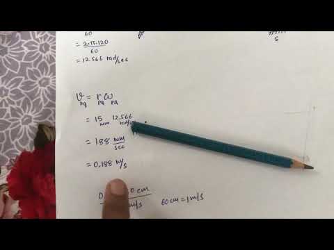 Velocity Analysis 1 Kinematics of Machines - YouTube