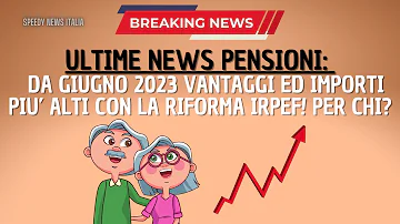Quando vengono applicate le nuove aliquote IRPEF sulle pensioni?
