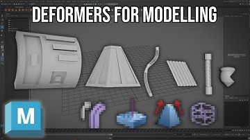 Maya - Using Deformers For Modelling