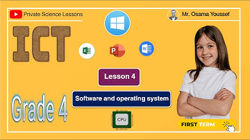 ICT Grade 4 Theme 1 Lesson 4 Software and operating system 2023