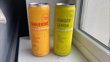 Trader Joe’s Sparkling Probiotic Beverages Review (Ginger Lemon and Tangerine)