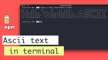 How to create ascii text banners in terminal using figlet -  Tips & Tricks