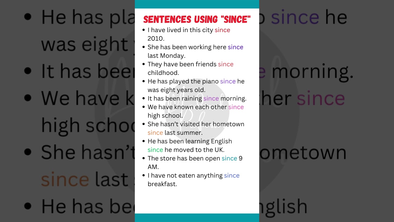 10 Sentences Using