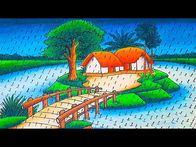 Rainy Scenery Umbrella Stock Illustrations – 280 Rainy Scenery Umbrella  Stock Illustrations, Vectors & Clipart - Dreamstime