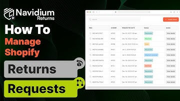 How to Manage Return Requests in Navidium Returns & Exchanges Apps Tutorial