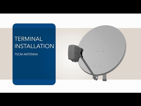 VSAT Terminal Tutorial - 75cm Antenna and MDM2200 IP Satellite Modem Installation - Sat3Play