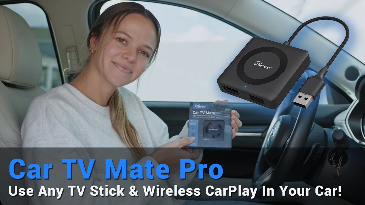 Ottocast Car TV Mate Pro - Use Any TV Stick On Your Car with