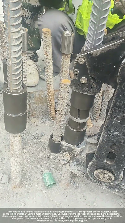 Hydraulic Power VS Steel : Cold Crushing Rebar Sleeves