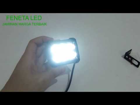 Lampu Tembak/sorot 6 mata 18 Watt (Led Cree) Terang Abis. 