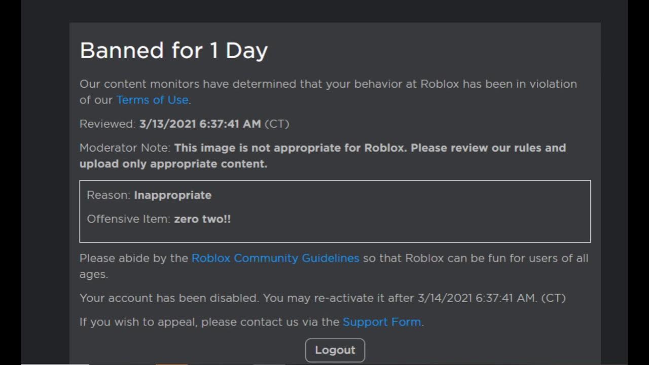 5 19 2023. Бан на 1 день РОБЛОКС. Бан в РОБЛОКСЕ на 1 день. Забанили аккаунт в РОБЛОКС. Забанен на 1 день РОБЛОКС.