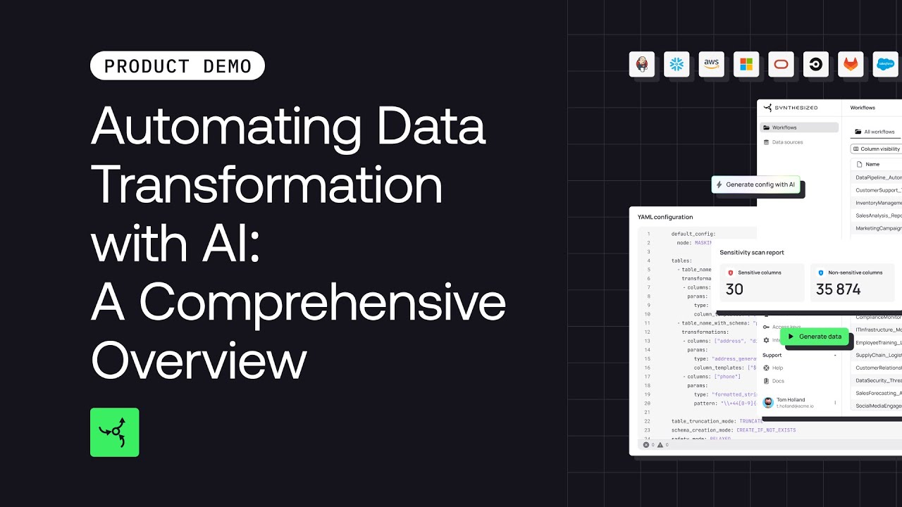 Automating Data Transformation with AI: A Comprehensive Overview - YouTube