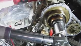 BMW 540i E39`02 w M62TU pt.5 chain and guides install VANOS reset specl tools cam, TDC tools instal