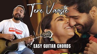 Learn Tere vaaste easy guitar chords | Vicky kaushal, Sara ali khan | Musicwale