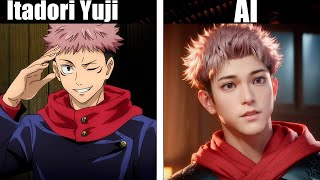 ❤️Jujutsu Kaisen Characters in Real Life Made by AI (part1)