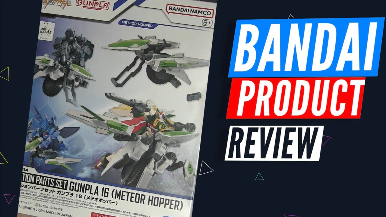 Gundam option parts set gunpla 16 (meteor hopper) - YouTube