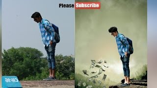 Picsart || picsart manipulation tutoria || Alone Boy standing on mountains Picsart || picsart manipulation tutoria || Alone Boy standing on mountains