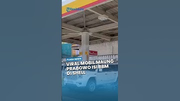 Di Saat Huru-hara Pertamax Oplosan, Viral Video Diduga Mobil Kepresidenan Prabowo Isi BBM di Shell