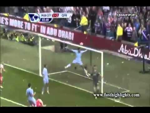 Manchester City vs Queens Park Rangers 3-2 Highlights All Goals 13.05.2012