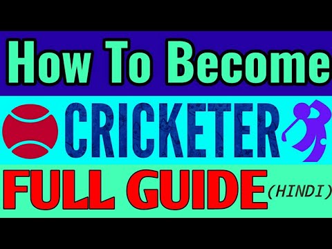 Well first off all i must say becoming a cricketer (specially in india) is dream of one too many kids. no other sport celebrated as much cricket. now...