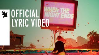 Video thumbnail of "MAKJ - Night Ends (Official Lyric Video)"