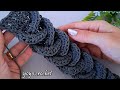 كروشية غرزة الضفيرة !! بشكل جديد  // سهلة  - easy // Crochet braid stitch step by step