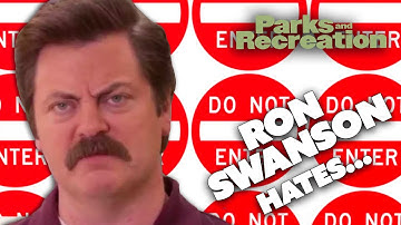 Ron Swanson HATES... | Parks and Recreation | Comedy Bites