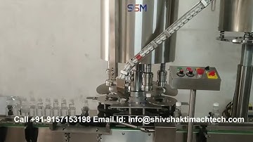 Rotary 4 / 6 Head Capping Machine | Screw Capping Machine  | Liquid Bottle Screw  Capper | SSM