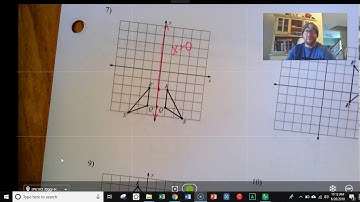 Identifying Reflections Across Horizontal and Vertical Lines