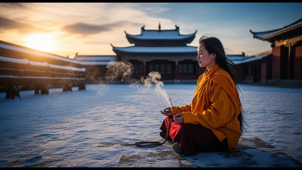 《極光佛願》藏音放鬆音樂   Buddha Wish of the Aurora – Calm Tibetan Ambient 《雪山銀河》靜夜療癒曲   Galaxy Over Snow Mou