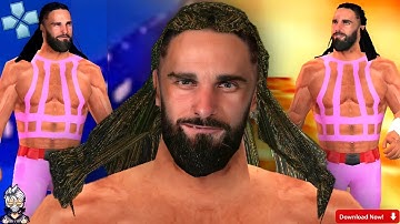 WWE 2K23 PSP: Android/PPSSPP- SETH ROLLINS WRESTLEMANIA 39 texture for DON2K21 (DOWNLOAD NOW)