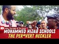 Heckler HUMILIATED After Challenging Mohammed Hijab About Muslim Paradise! Speakers Corner