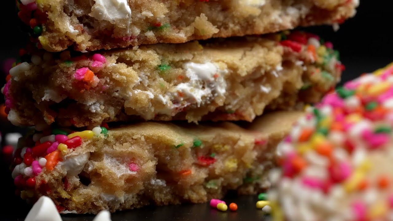 Cake Batter Blondie Crumbl Cookies YouTube