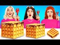 Desafío de comida pequeña vs mediana vs grande | Increíbles dulces gigantes de RATATA POWER