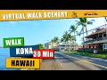 30 min Morning Walk in Kona | Hawaii | POV Virtual Treadmill Run Walk cycle