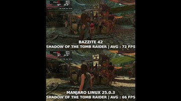 Bazzite VS Manjaro | Linux Gaming Benchmarks #linuxandbenchmark #gaming #gamingonlinux